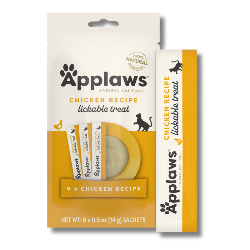 Applaws - Lickable Treat - Puree - Chicken (Cat) - (14g x 6) - Case of 10