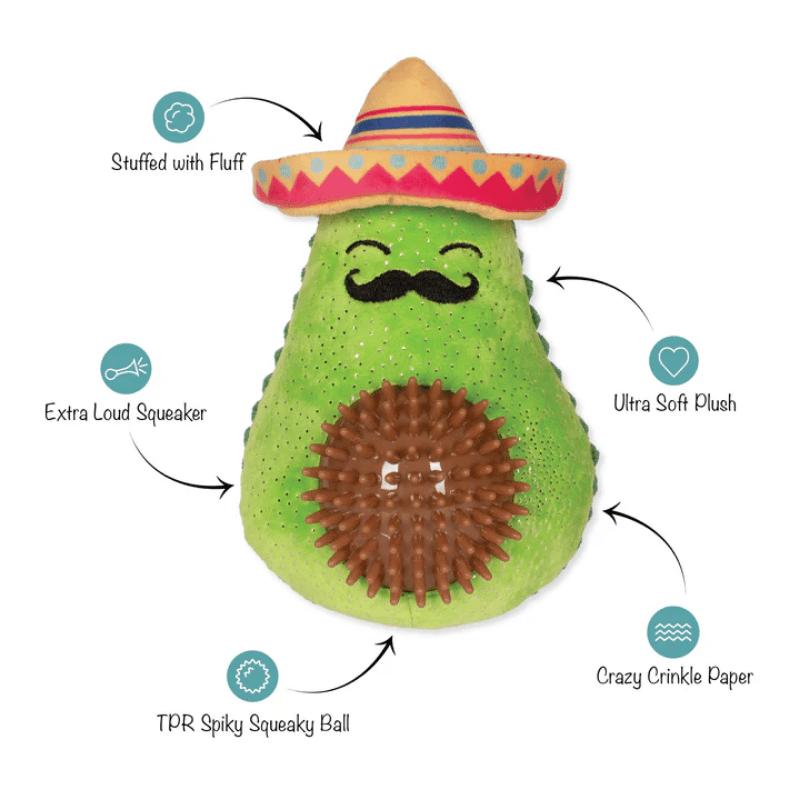 Fringe Studio - Dog - Toy - Plush - Avo-Fiesta