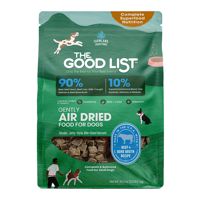 Farmland Traditions - The Good List - Beef & Bone Broth Superfood - Air Dried