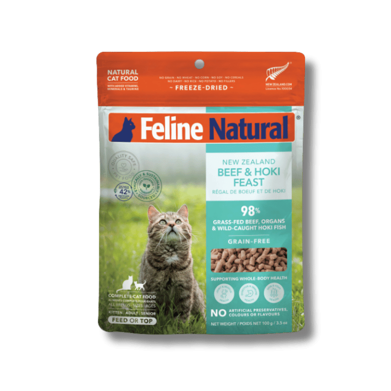Feline Natural - Freeze-Dried - Beef & Hoki Feast