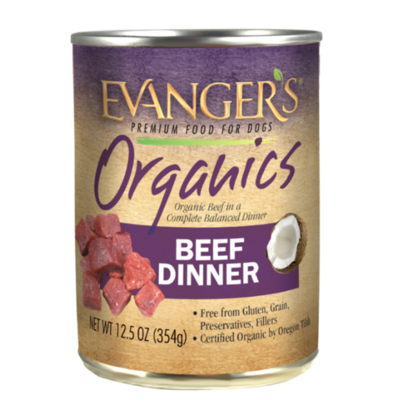 Evangers - Organics - Beef Dinner for Dogs - 13 oz