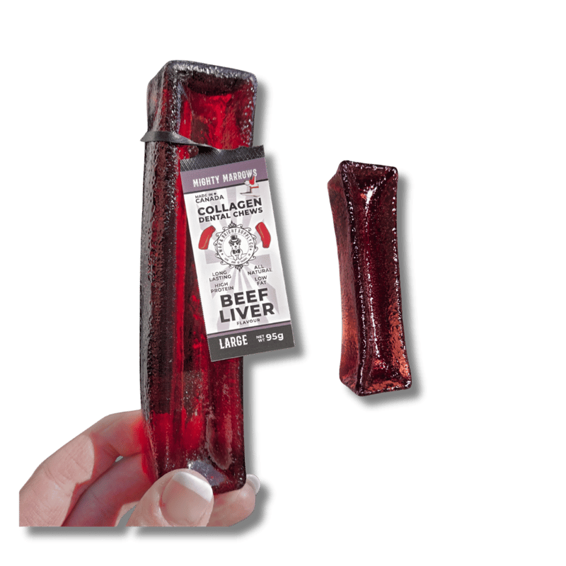Wag & Bright - Mighty Marrows - Collagen Dental Chews - Beef Liver