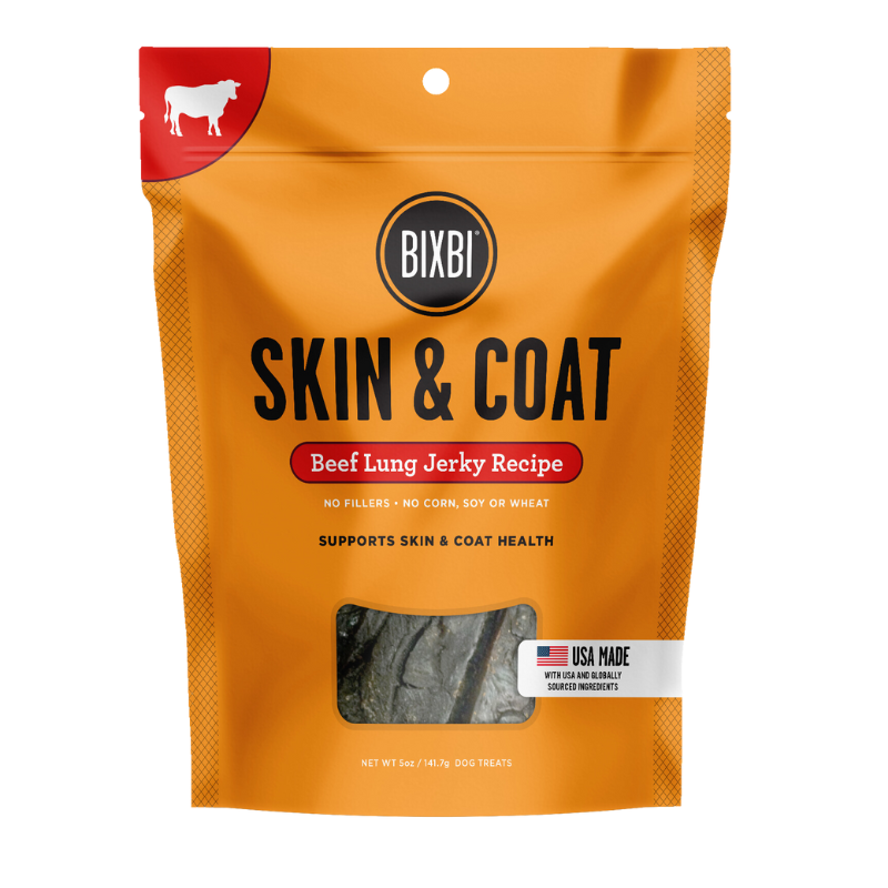 BIXBI - Skin & Coat Jerky- Beef Lung