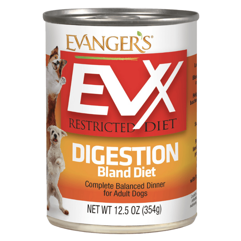 Evangers - Dog - EVX Restricted Diet  - Digestion Bland Diet - 12.5 oz - Case of 12