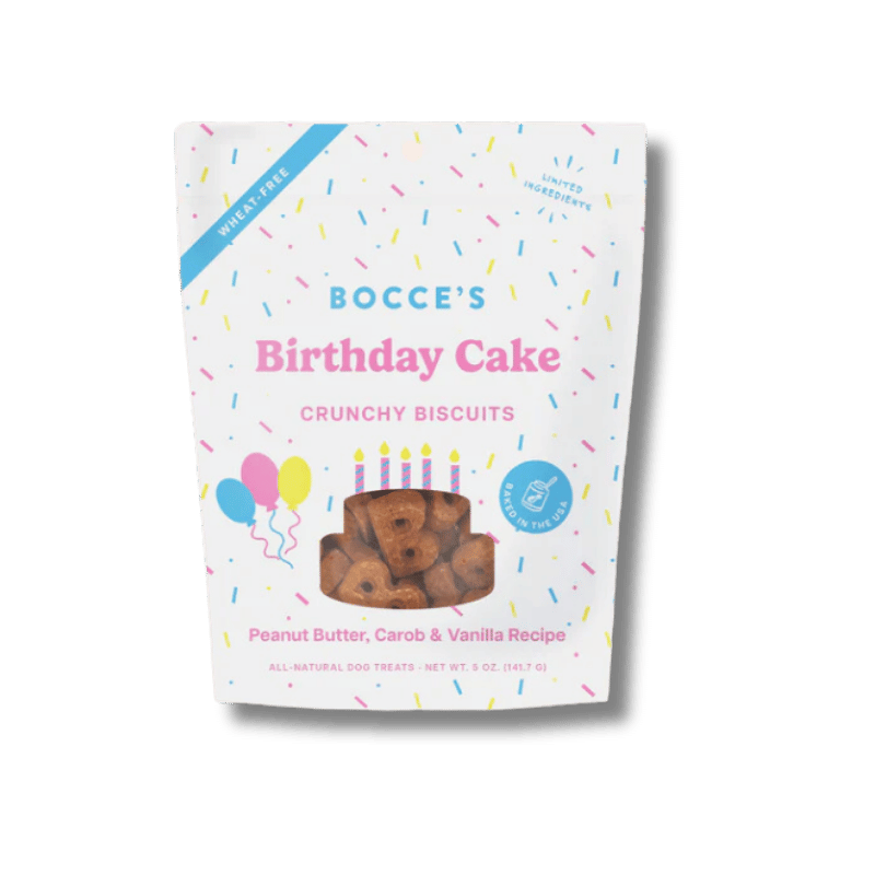 Bocce's Bakery - Birthday Cake Biscuits - 5oz