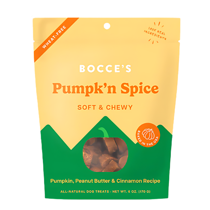 Bocce's Bakery - Soft & Chewy - Pumpk'n Spice - 6oz