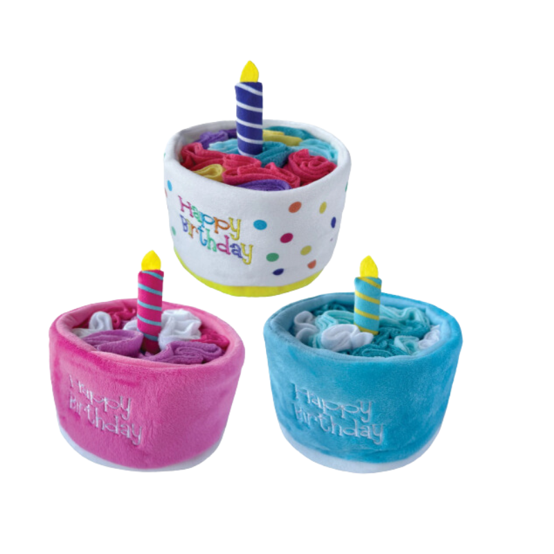 FoufouBRANDS - Hide'n Seek - Birthday Cake- Snuffle - White