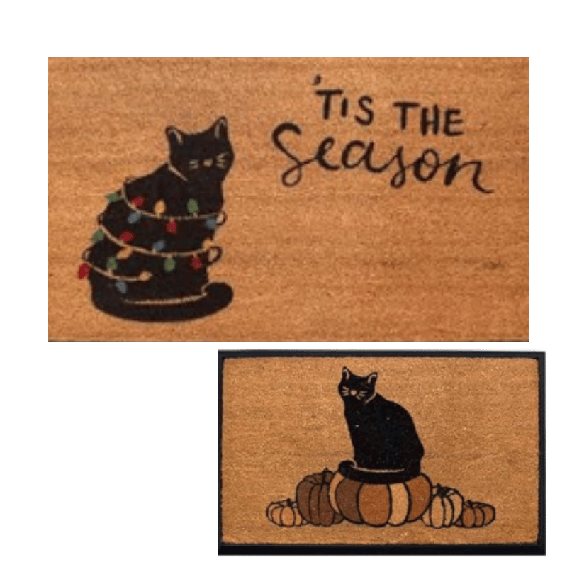 4 Cats & Dogs - Convertible Mat -  BOGO - Halloween & Holiday (Frame Included)
