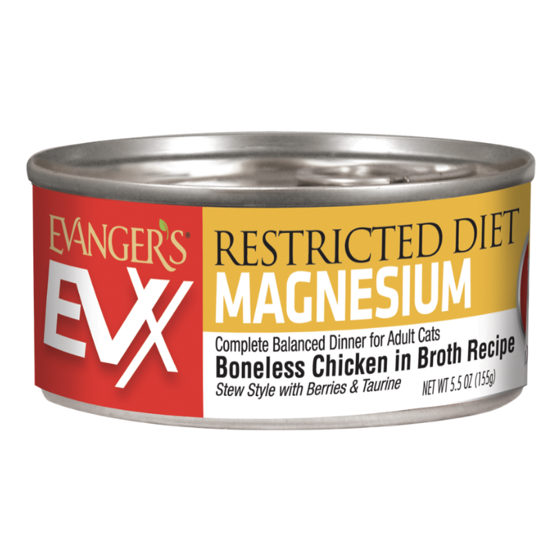Evangers -  EVX Restricted Diet -Urinary Tract Boneless Chicken for Cats - 5.5oz Case of 24