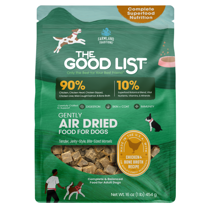 Farmland Traditions - Dog - Air-Dried - The Good List - Superfood - Chicken