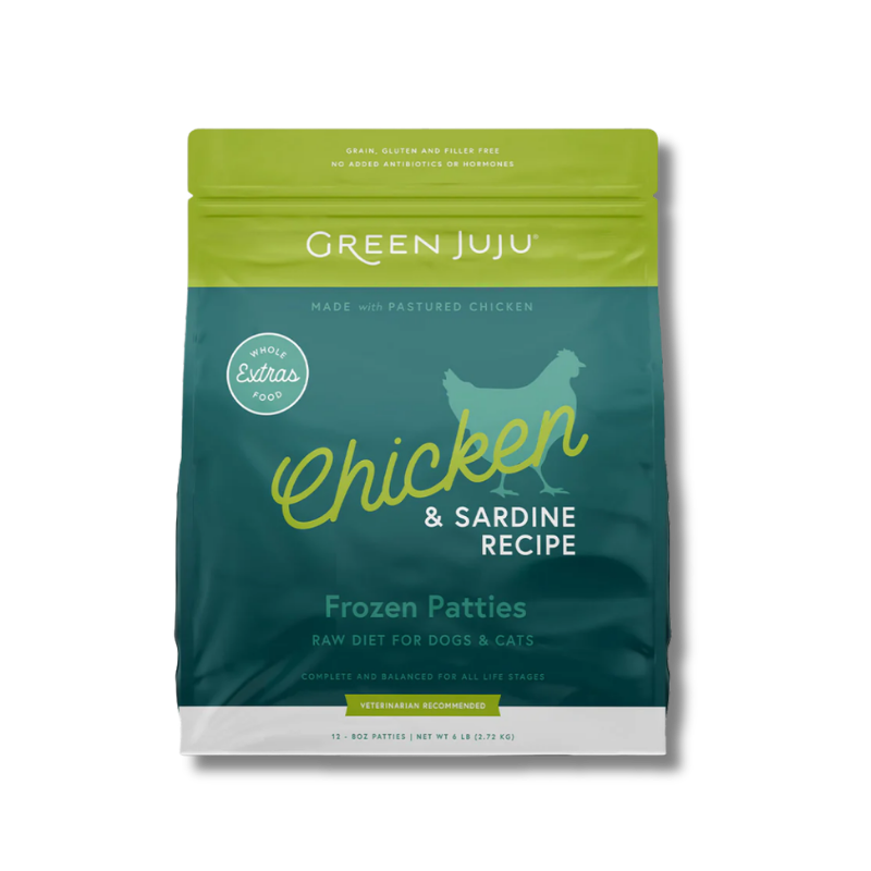 Green Juju - Frozen - Sliders - Chicken & Sardine Recipe