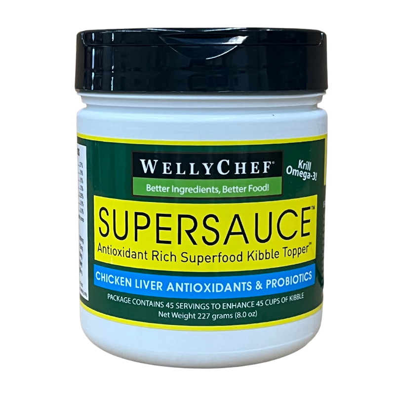 Welly Tails - SuperSauce Chicken Liver & Krill Kibble Topper 227g