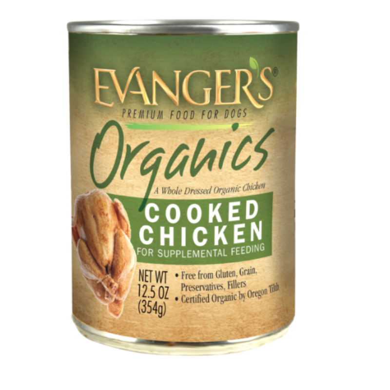 Evangers -Dog - Organics - Cooked Chicken - 13oz