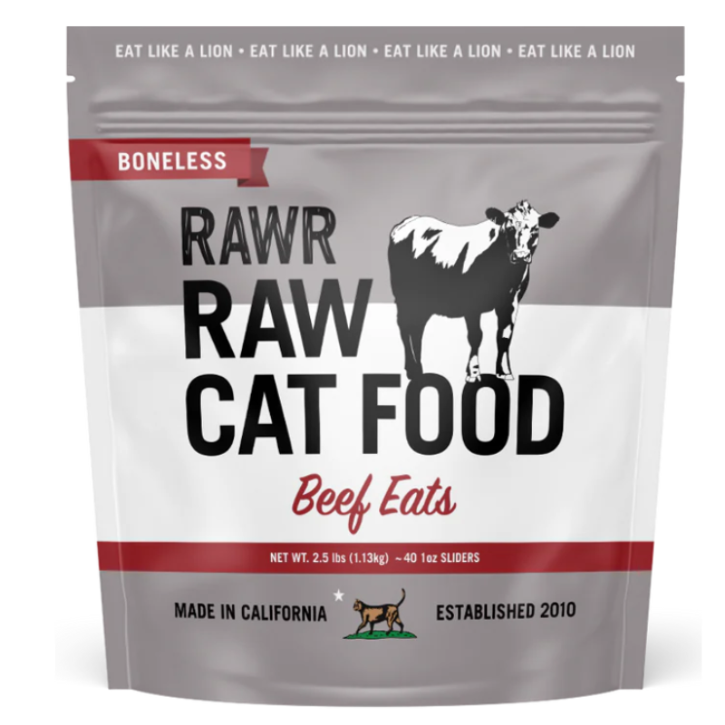 Rawr- Boneless Beef Eats - 1.13kg (40 x 1oz Sliders)