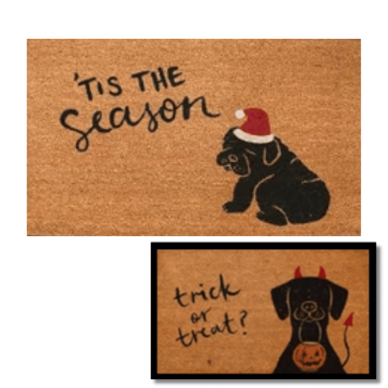 4 Cats & Dogs - Convertible Mat -  BOGO - Halloween & Holiday (Frame Included)