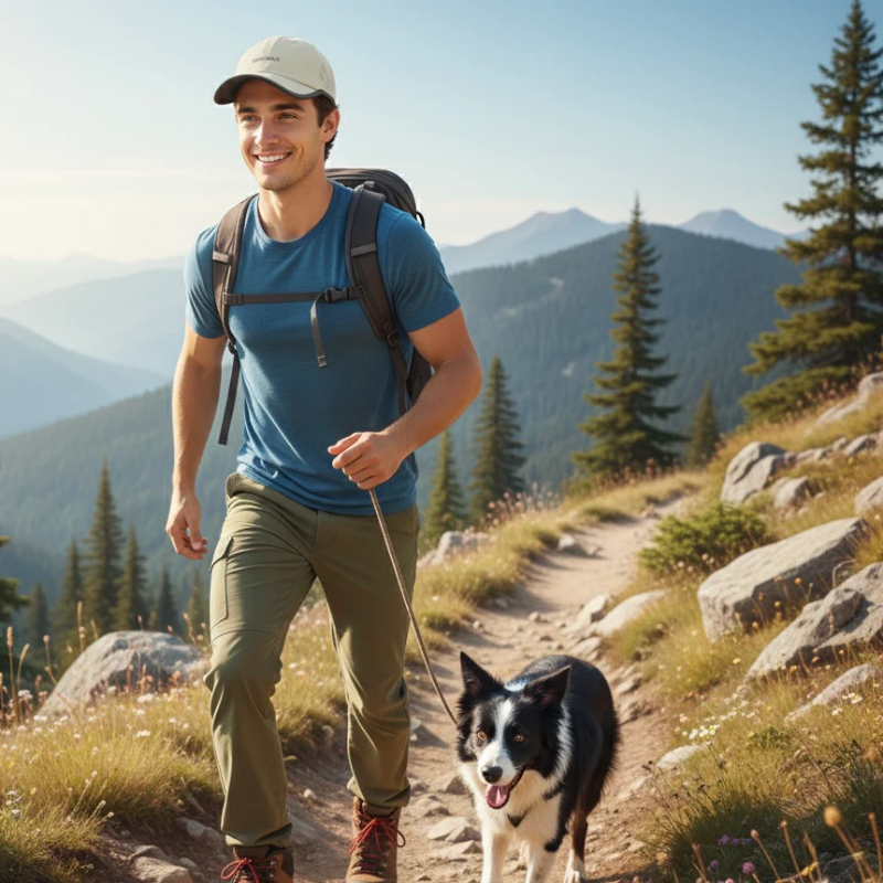HatPhile - Performance Baseball Cap - Dad Dog - Cream