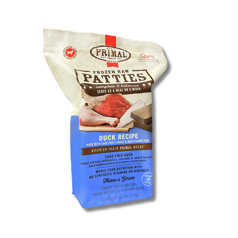 PRIMAL - Canine - Frozen - Patties - Duck+