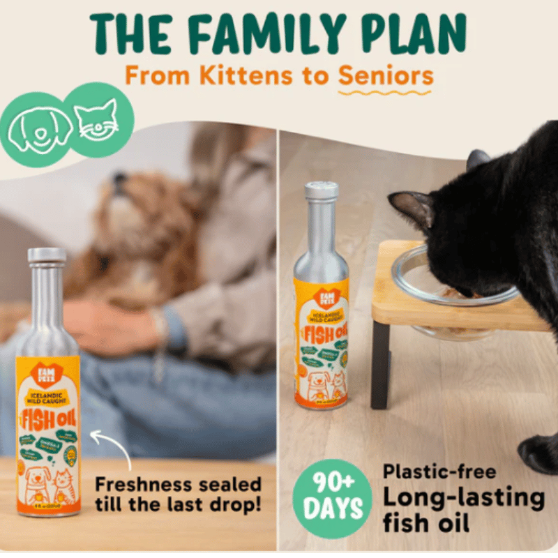Fam-Pets - Icelandic Wild Caught Fish Oil - 147ml (Spray)