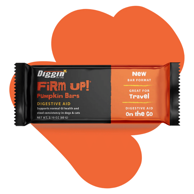Diggin Your Dog - Firm Up Pumpkin - Bars - Individually Wrapped - Displayer 24 x 2.1oz