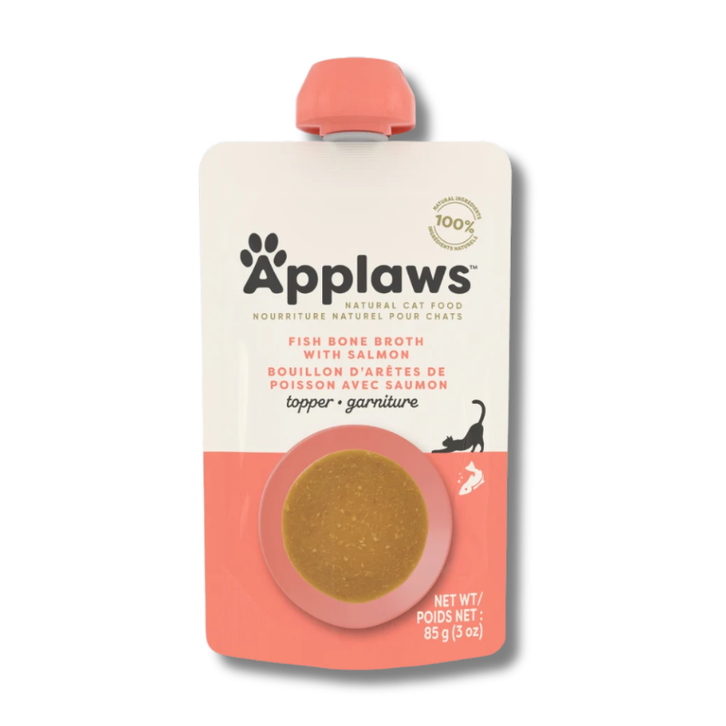 Applaws - Spout Pouch - Fish Bone Broth w/ Salmon - 85g (12)