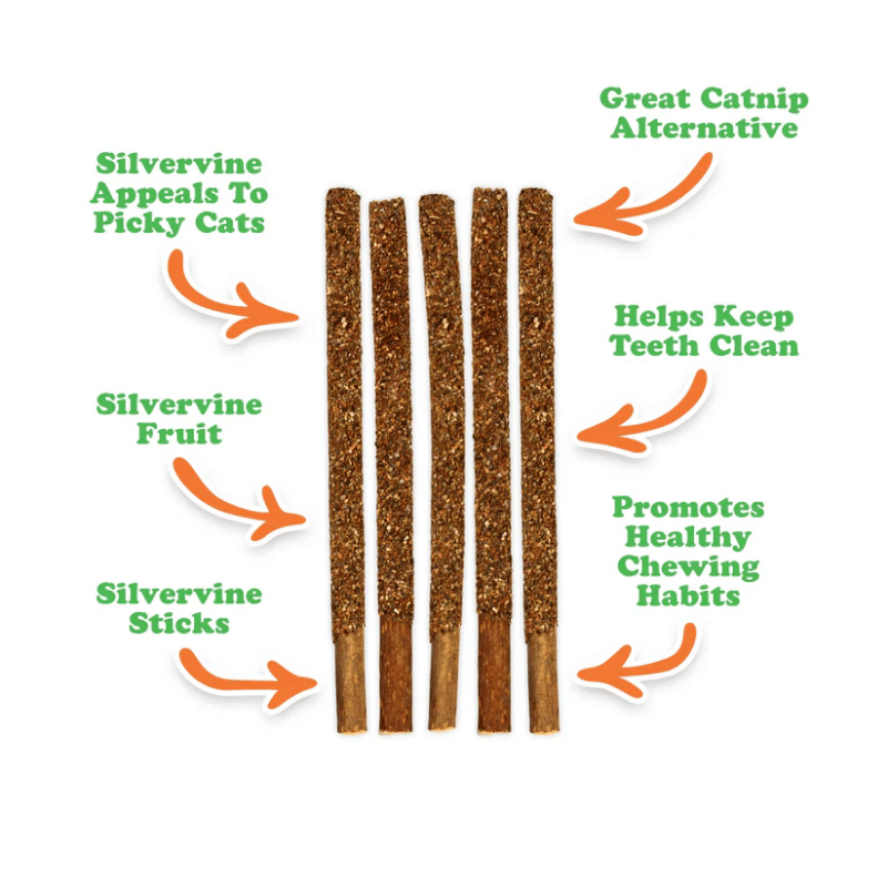 Meowijuana - Fruit Sticks - Silvervine sticks with Silverine Flower