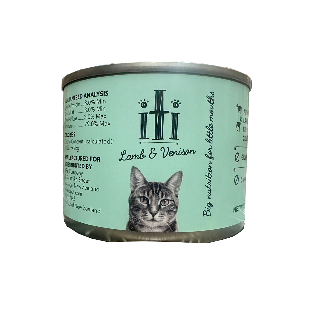 iTi - Cat  - Grain Free - Canned - Lamb & Venison (175g x 24) [NOV EXPIRY]