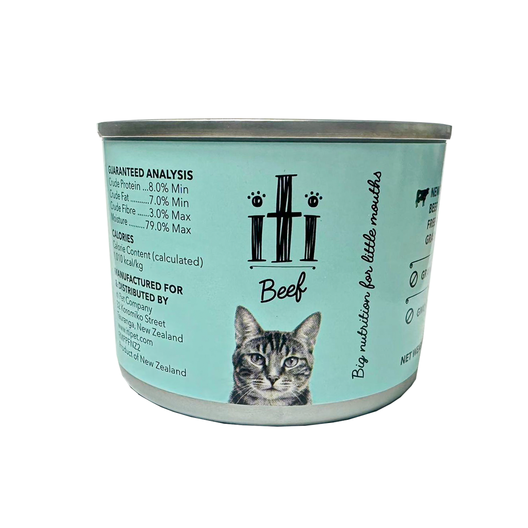 iTi - Cat - Grain Free - Canned - Beef (175g x 24) [NOV EXPIRY]
