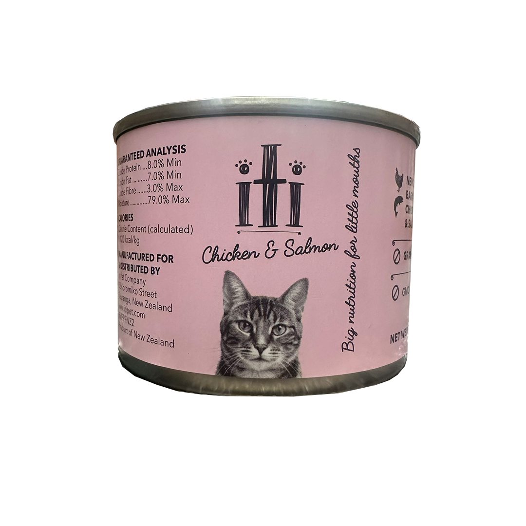 iTi -Kiti Grain Free Canned Chicken & Salmon Cat (175g x 24)