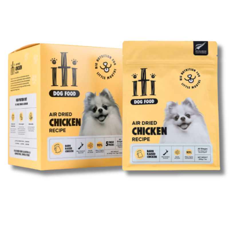 iTi - Dog - Air-Dried - Chicken - Pouches  (5 x 200g)