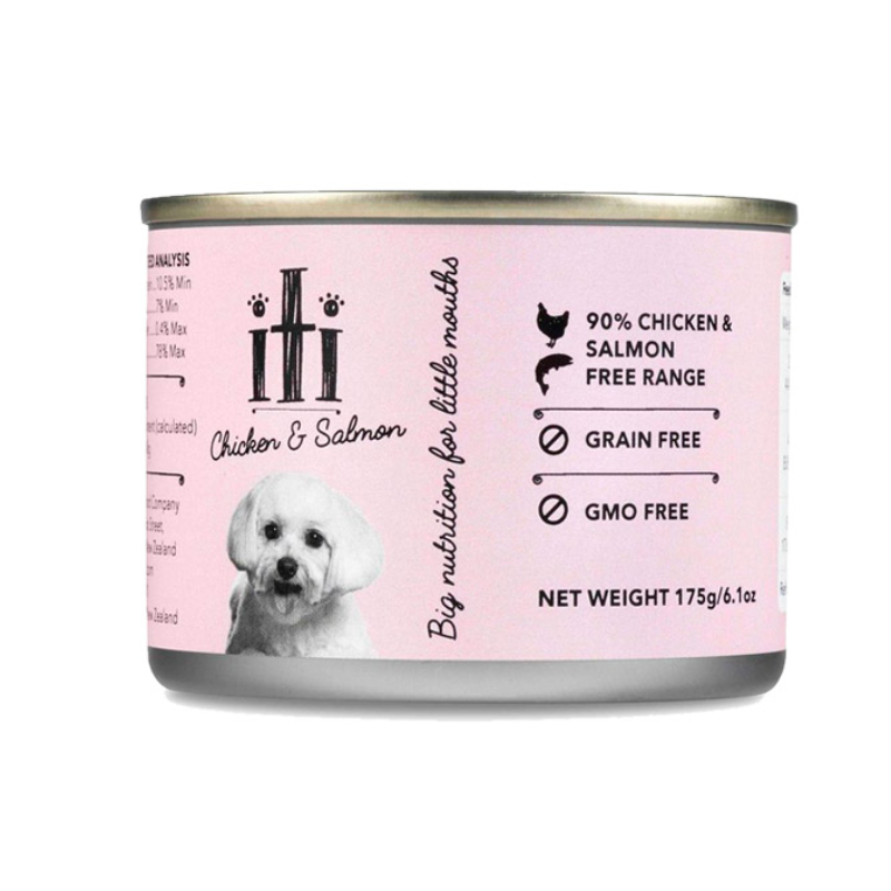 iTi -Biti Grain Free Canned Chicken & Salmon Dog (175g x 24)