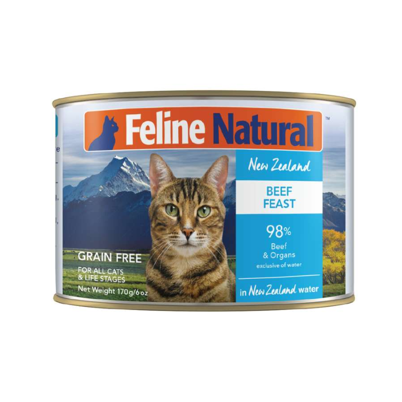 Feline Natural - Beef Feast Can 170g (case of 12)