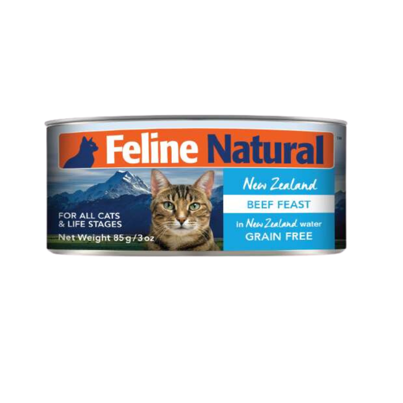 Feline Natural - Beef Feast Can - 85g (case of 24)