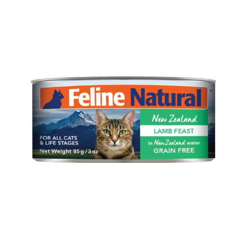 Feline Natural - Lamb Feast Can  - 85g (case of 24)