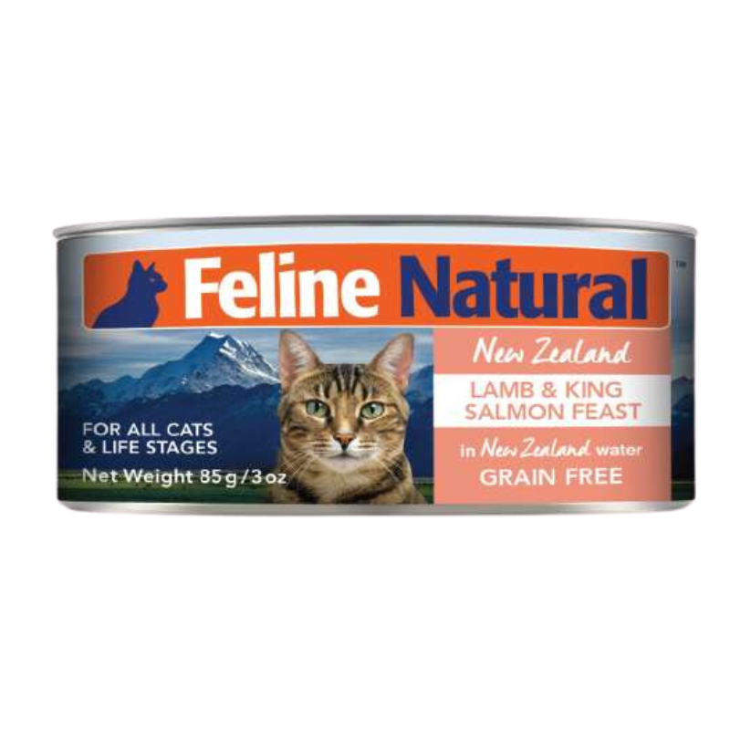 Feline Natural- Lamb & Salmon Can 85g (case of 24)