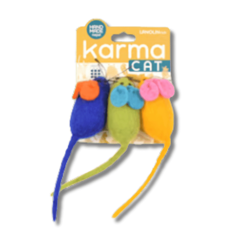 Dharma Dog Karma Cat - Toy - Mice - 3pk