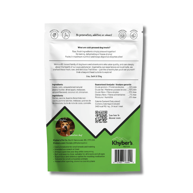 Khyber's - Treats - Trail bites - Apple Cinnamon Dash - 350g