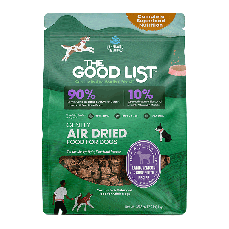 Farmland Traditions - Dog - Air-Dried - The Good List -  Superfood - Lamb & Venison