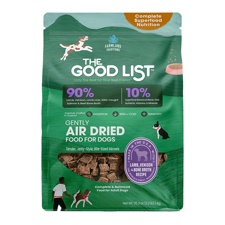 Farmland Traditions - The Good List - Lamb & Venison Superfood - Air Dried