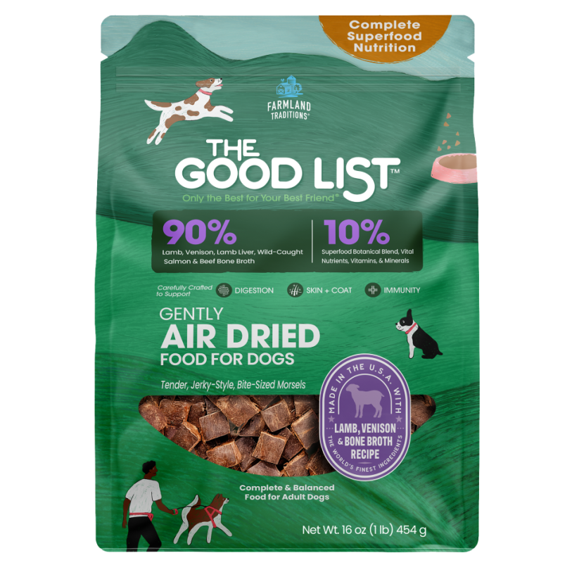 Farmland Traditions - The Good List - Lamb & Venison Superfood - Air Dried