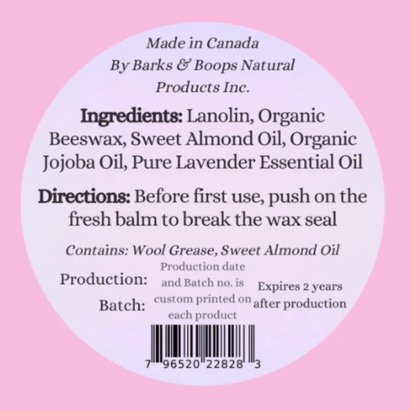 Barks & Boops - Barrier Booster- Lavender - Tin - 50g