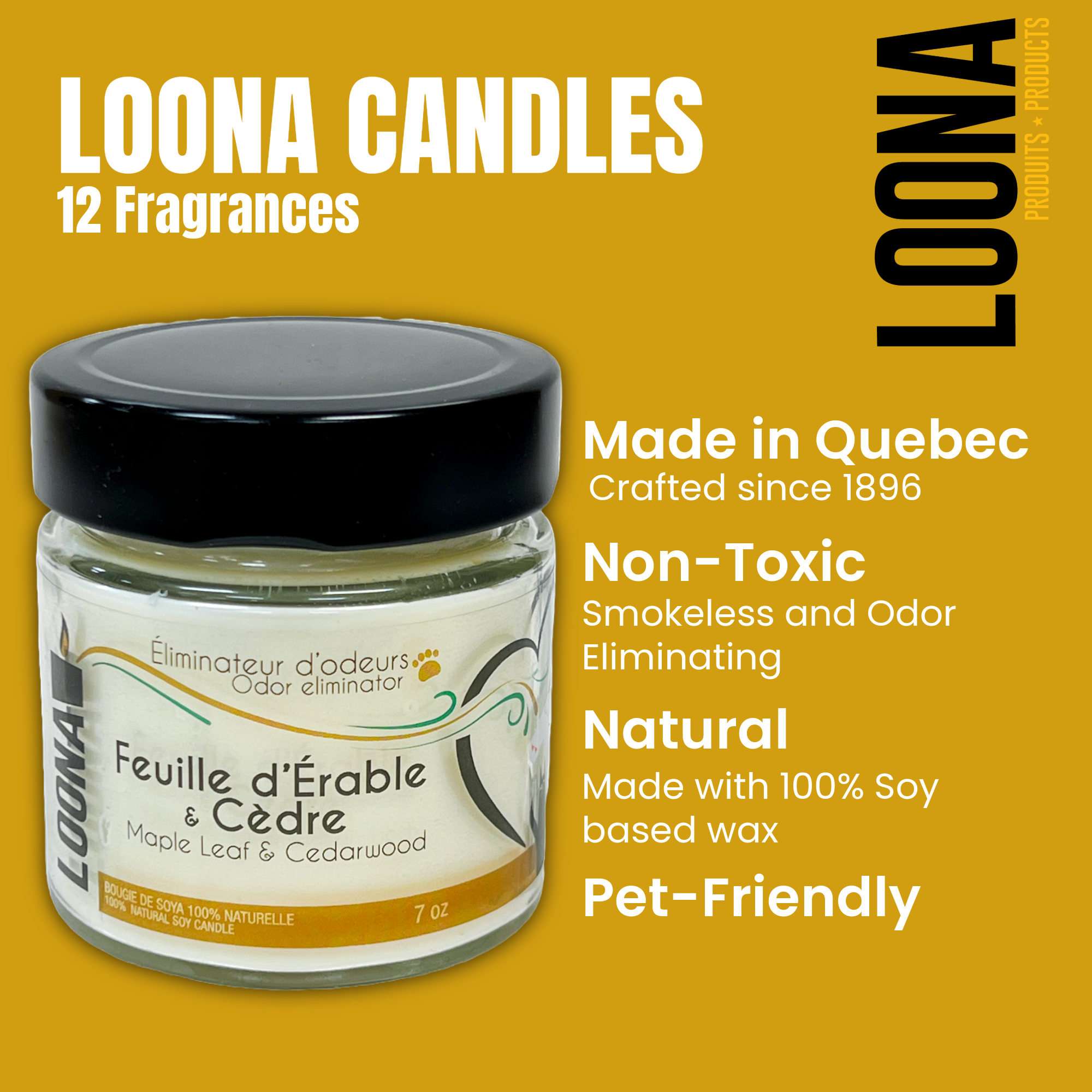 LOONA - Candle - Maple Leaf & Cedarwood
