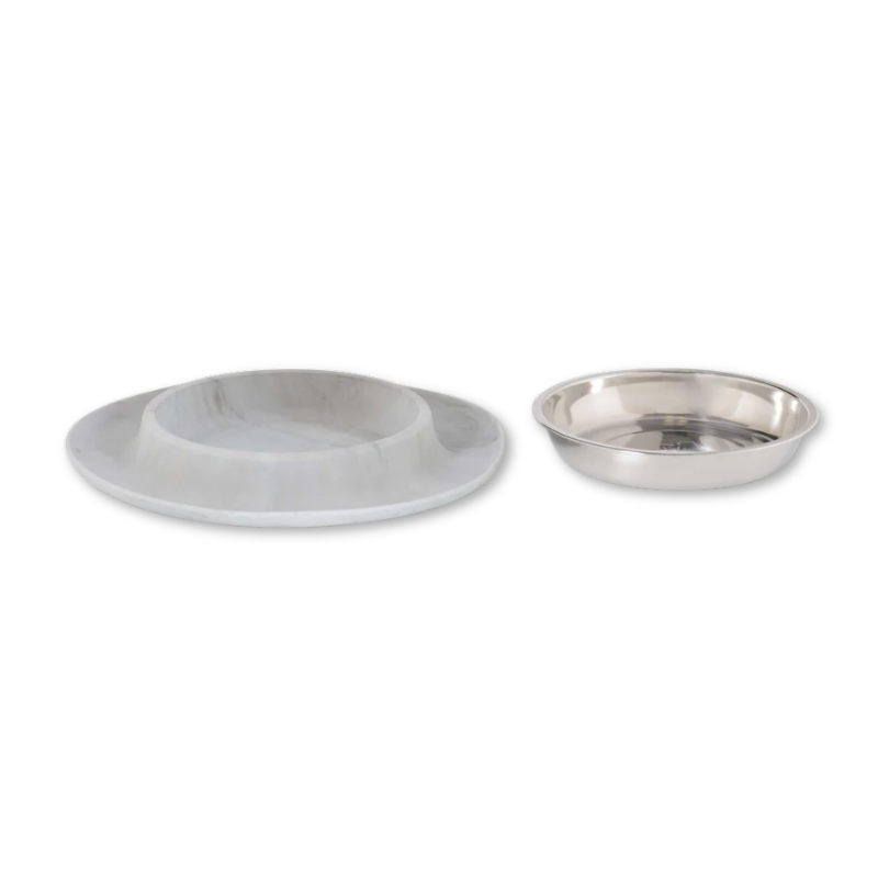 Messy Cats -  Feeder - Silicone - Marble