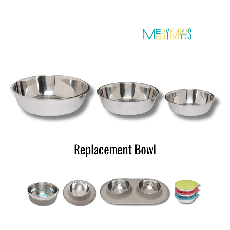 Messy Mutts - Stainless Steel / Replacement Bowls
