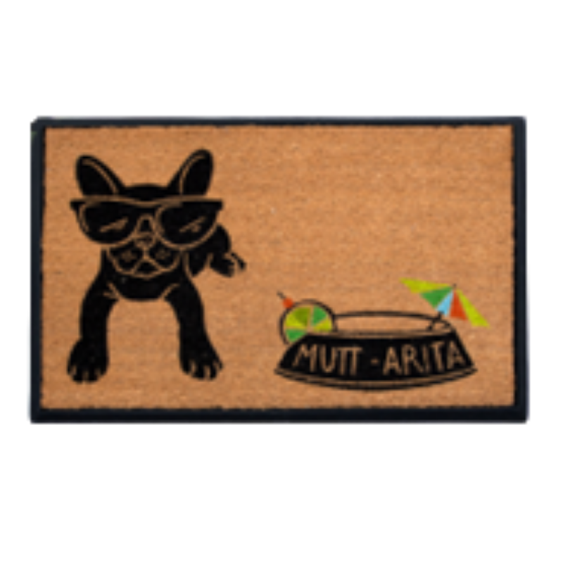4 Cats & Dogs - Door Mat - Summer - Muttarita - Dog