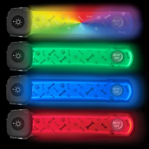 NITE IZE - NiteDog Rechargeable LED Collar Cover - Disc-O Select