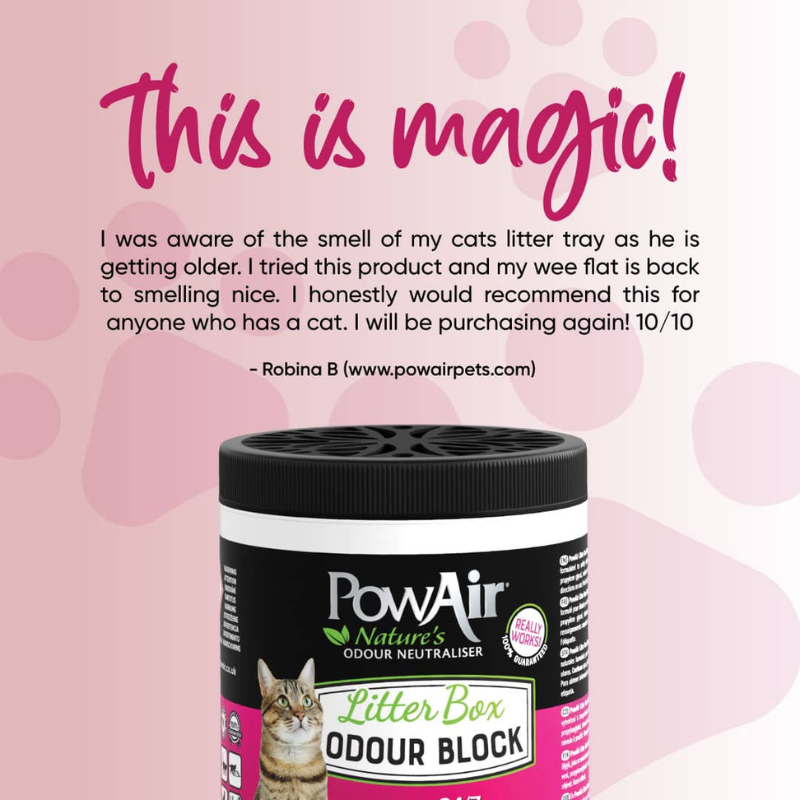 PowAir - Odour Block - Litter Box (170g)