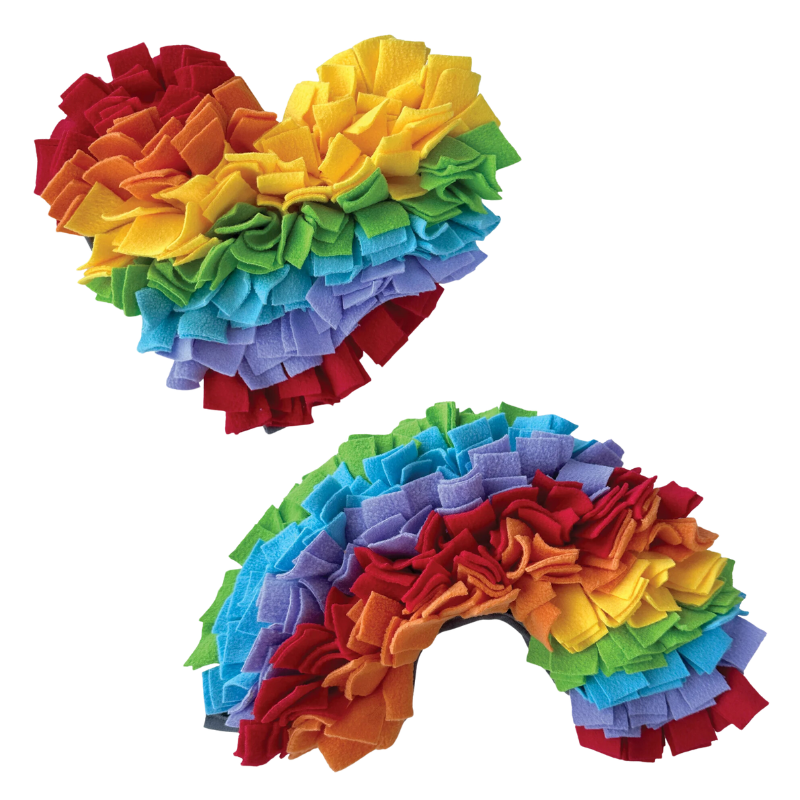 FouFou Brands- One Love Snuffle Mat - Rainbow