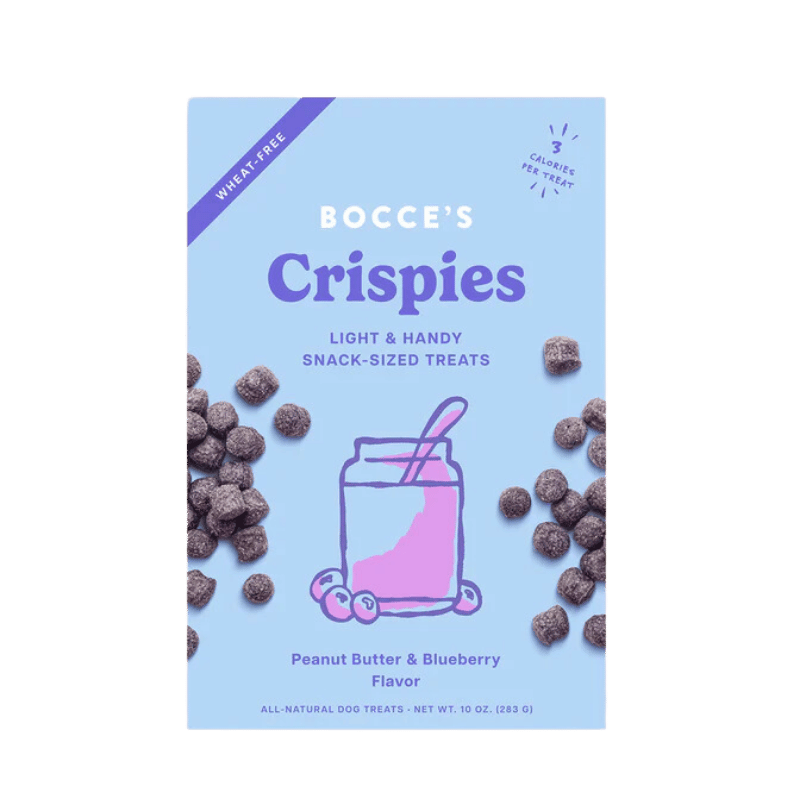 Bocce's Bakery - Crispies - PB & Blueberry- 10oz
