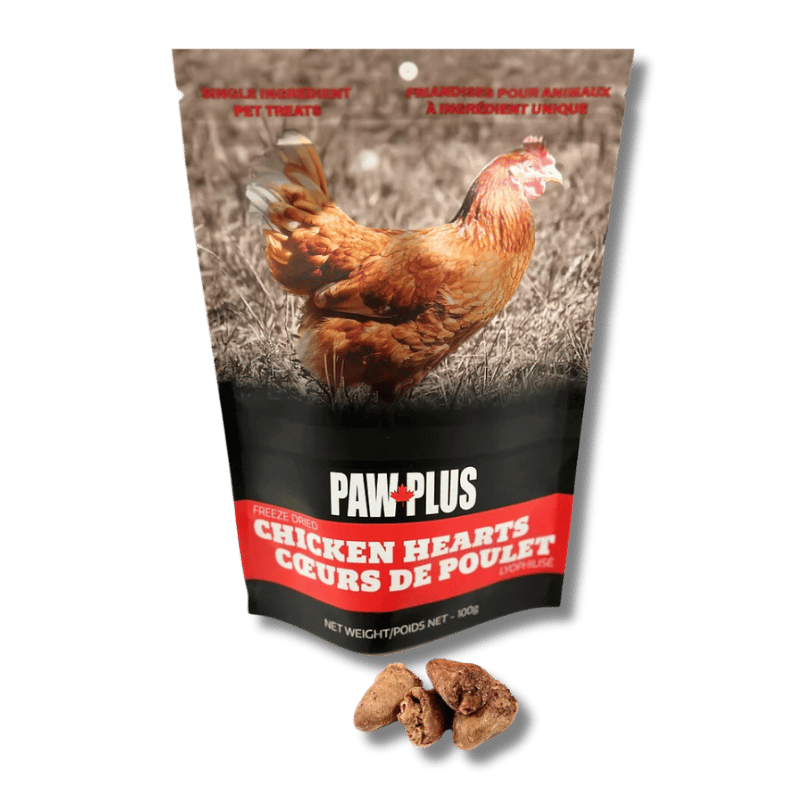 Paw Plus - Chicken Heart - Dog Treat - 100g