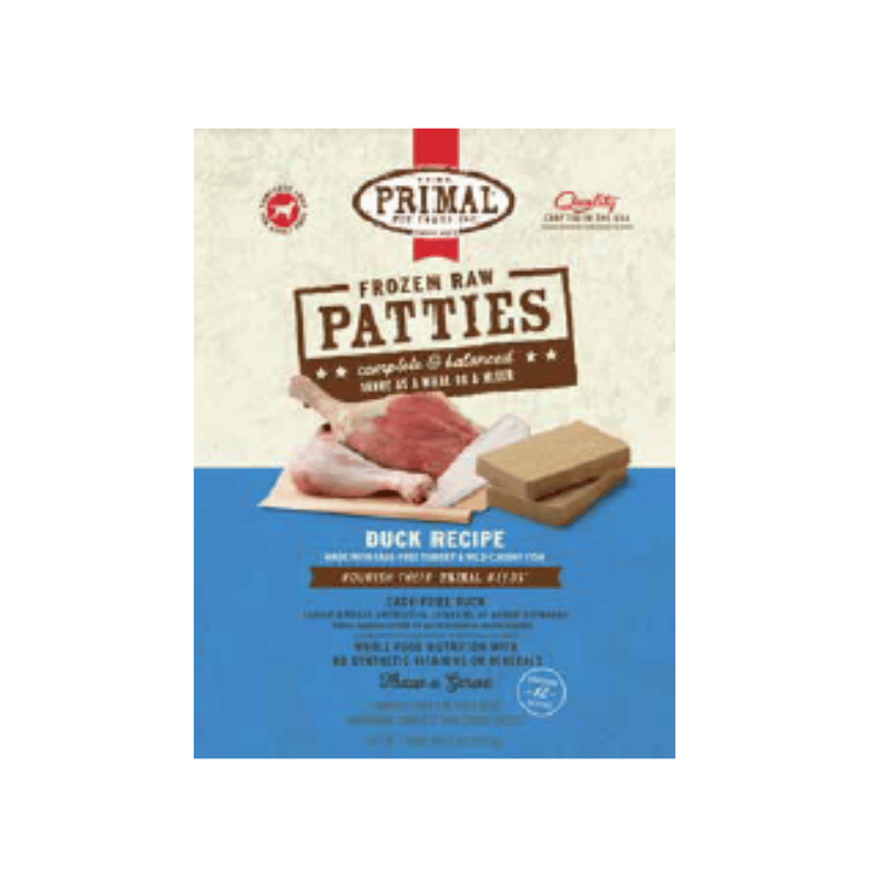 PRIMAL - Canine - Frozen - Patties - Duck+